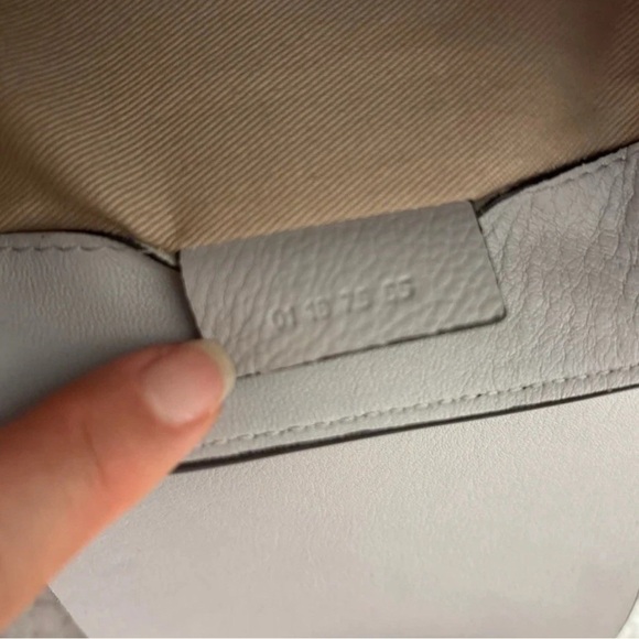 Chloe Faye Mini Suede Leather 2-Way Shoulder Backpack Grey - Picture 5 of 8